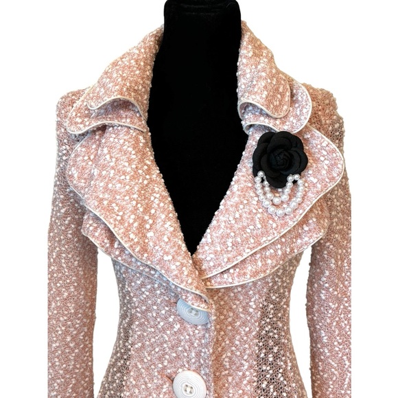 🎁 Draping Pearl Flower Brooch Pin - Picture 9 of 12